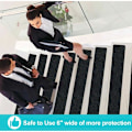 Miniatyrbillede 3 af 4: Anti-Slip Tape til Trapper, Friktion, Slibende for Sikkerhed, Stiger, Indendørs, Udendørs, Høj Trækkraft, 15CM x 5M, Sort