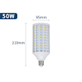 Miniatyrbillede 3 af 5: E40 LED-pærer 50W LED-lys Varm hvid 3000K, 5000LM, AC 85-265V, svarende til 400W halogenpære LED-lampe