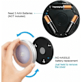 Miniatyrbillede 4 af 5: Spotlight Tracks Bevægelsessensor Lys, LED Skab Sensor Lys, Trappe Lys, Kabinet Lys, Batteridrevet, til Trapper, Skabe, Skabe, Nemt Ind