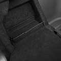 Miniatyrbillede 3 af 5: Bilratshjulsbetræk Bagagerumssideopbevaring til Model X 2023 Silikone Øvre Venstre Skillevæg Sort