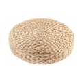 Miniatyrbillede 1 af 4: Rustik Halm Gulvpudde - Meditationssæde - Pouf - Boghvede - Til Hjemmeindretning 40X40X6cm-12 Tommer behagelig og holdbar--
