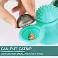 Miniatyrbild 4 av 5: Vindkvarn Kattleksak Snurrbord med Catnip och LED-boll Interaktivt Leksak Massage Leksak för Katter Kattungar
