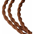 Miniatyrbilde 3 av 5: 10M Tekstil Elektrisk Kabel, Retro Tvinnet Flettet Tråd, 2 Kjerne Linbekledd Kobbertråd (2x0.75mm²), For DIY Hengelampe/Kaffe -DENUOTOP
