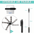 Miniatyrbillede 2 af 5: Bluetooth Selfie Stick, 3 i 1 Selfie Stick Stativ Udvidbar Bluetooth Selfie Stick Teleskopisk Justerbar Monopod med Aftagelig Fjernbetjening &