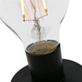 Miniatyrbillede 3 af 5: 2 stk. Solcelle LED Tungsten Filament Pære Lampe 2800K Sensorlys Automatisk Hække Natlys til Have (7cm)