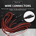 Pikkukuva 3 / 5: 4 kpl SAE-SAE jatkokaapeli SAE-irrotusjohtosarja 3 jalkaa liitin, 18 AWG (4 kpl 3 jalkaa)
