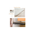 Miniatyrbilde 4 av 4: Lang Fluffy Plysj Tepper, for Stue Soverom Balkong, Hvit, 30 X 30cm-