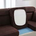 Miniatyrbilde 5 av 5: Stretch putetrekk, sofa putetrekk møbelbeskyttertrekk, sofa setetrekk for sofa 4 seters putetrekk for stol (kaffe)