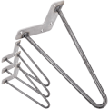 Pikkukuva 1 / 5: Vintage-tyyliset teräspöydän jalat 2 tangolla 30 cm, 4 kpl pakkaus