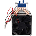 Miniatyrbild 4 av 5: 1 st termoelektrisk kylare halvledarkylning Peltier kylare luftkylning radiator vattenkylare kylsystem utrustning