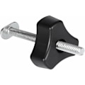 Pikkukuva 5 / 5: 8 mm:n Metalliset Nopeavaikutteiset Kiinnitysklemmit T-Uraan T-Raiteille DIY Puutyöstötyökalu (Vain T-Ruuvi ja Muovinen Nuppi)