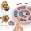 Miniatyrbillede 4 af 5: DENUOTOP Holdbare Interaktive Hundelegetøj, Hundepuzle Foderlegetøj Langsomt Foder Hundelegetøj, Skridsikker Puzle Legetøj til Hunde, Hvalpe & Katte (Pink)-DENUOTOP