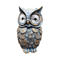 Miniatyrbilde 1 av 5: Full Color Animal Solar Powered Garden Light Vanntett Led Lampe Plen Statue, Glatt Overflate, Lys Opp Hagen Din-3