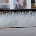 Miniatyrbilde 4 av 4: Falsk saueskinn, Falsk saueskinn Falsk ull Lammeskinn Teppe Fluffy Myk Lang Hår Polstring Stol Polstring Sofa Pute