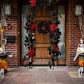 Miniatyrbilde 4 av 5: Svart Kunstig Rosekrans, Høstlønn Blader Hengende Krans, Svarte Høstblader Kunstig Blomst Silke Vine Høst Høsting Thanksgiving Hallowee