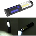 Miniatyrbillede 5 af 5: Genopladelig LED Arbejdslys med Magnetisk LED Lommelygte 2200mah COB LED 650lm 3w til Bil Garage Værksted Camping DIY (Blå)