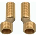 Miniatyrbillede 2 af 3: Offset tilslutningsrør bruserarmatur, messingalbue reduktionsstykke, justerbar svingarm, 1/2 3/4 offset tilslutning, 1/2 3/4 offset tilslutning, guld A