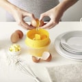 Miniatyrbild 5 av 5: Äggvite-separator Äggulor Sil Home Köket Matlagning Köksredskap DIY Äggkokare Äggulor Separator Dessert Matlagning Verktyg (Slumpmässig Färg) HIASDFLS