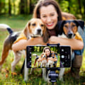 Miniatyrbild 2 av 5: Bärbar MiNi Bluetooth 5.1 Telefon Selfie Fjärrkontroll Ring Trådlös Smart Fjärrkontroll Ring(Svart)