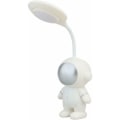 Miniatyrbillede 1 af 5: LED-skrivebordslampe til børn, sød astronaut øjenbeskyttende studielampe, USB genopladelig nattelys, 360° fleksibel svanehalslampe til soveværelse og kontor