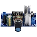 Miniatyrbilde 1 av 5: LM317 Justerbar Spenningsregulator Digital Spenningsvisning Strømforsyningskort Lineær Regulator Justerbar Strømforsyningsmodul Justerbart Kort Volta