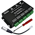 Miniatyrbillede 1 af 5: 12 kanals DMX dekoder RGB LED-controller 60A PWM DMX512 lysdæmper til RGB LED-strip og LED-modul lys DC12V-24V