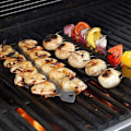 Miniatyrbillede 5 af 5: Rustfrit Stål BBQ Værktøjstilbehør til Rejespyd 2 stk