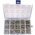 Miniatyrbillede 1 af 4: Kompressionsfjeder-sæt, 15 forskellige størrelser, 225 stk. Mini-fjedre i rustfrit stål til reparationer, længde 10 mm - 30 mm, ydre diameter 4-6 mm
