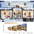 Miniatyrbilde 2 av 5: Julelys, oppgraderte dynamiske snøflak-projektorlys, snølysshow, vanntett, jul, Halloween, fester, bryllup og innendørs og utendørs