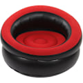 Miniatyrbillede 1 af 5: Flocket Inflatable Sofa, Enkel Oppustelig Stol til Stue, Soveværelse, Læsesal, Kontor, Balkon, Rejser, Rød