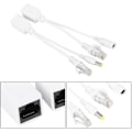 Pikkukuva 2 / 5: 10 Paria Poe IP-kameran RJ45 Ethernet-kaapeli-injektorin sovitin DC 12V -