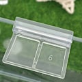 Miniatyrbillede 4 af 5: 20 stk. Akvarielåg, Fiskekum Glaslåg Klips, Universal 6mm Klar Akryl Fiskekum Akryl Holder-Fei Yu