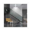 Miniatyrbilde 5 av 5: LED-pære vifteblad garasje lys omformelig AC85-265V 28W sammenleggbar takbelysning verksted lys LED-pære hjem taklampe 1 stk