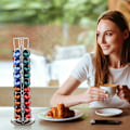 Miniatyrbild 5 av 5: NespressoOriginal Kapselhållare Roterande Dispenser Display Stativ - För 40 Stycken - Original Kapselhållare Förvaringslösning Utrymmesbesparande