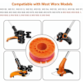 Miniatyrbilde 2 av 5: Worx WA0010 Worx 20V gressklipper Langvarig erstatningsspole Ø 1,65 mm/3 m Kompatibel med WG150, WG151.5, WG160, WG163E.2, WG163E.1, WG174,