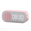 Pikkukuva 2 / 5: Langaton Bluetooth-kaiutin Kaksoisääliheradio TF-kortin tuki Digitaalinen herätyskello Soundbar Koti- ja Toimisto Pinkki