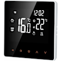 Miniatyrbillede 1 af 5: 16A Digital Termostat, LCD Skærm, Berøringsskærm, Programmerbar, til Hjem, Skole, Kontor, Hotel, Hvid