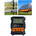 Miniatyrbillede 3 af 5: 30A Solcelle Laderegulator 12V24V Solpanel Batteri Regulator Auto Regulator 2 USB LCD Display Ladning Aflader