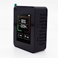 Miniatyrbild 2 av 5: Luftkvalitetsmätare CO2 TVOC-mätare Temperatur Fuktighetsmätningsenhet Dioxidmonitor Gassensor Svart