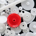 Miniatyrbillede 5 af 5: 81 dele sæt plast gear taske DIY håndværk modelfremstilling gearstativ deceleration 0,5 modul