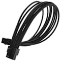 Miniatyrbilde 1 av 4: 8-pins PCIe strømforsyningskabel til GPU 6+2 strømforlengelse (30 cm - Svart)
