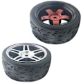 Miniatyrbilde 2 av 5: For HSP Fjernstyrt Modell 1:10 Racing Drift Dekkmould Drift Fjernstyrt Bil Diameter 66MM Passer for 12MM Sekskantet Ledd Q