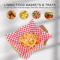 Miniatyrbild 4 av 5: 300 Ark Matpapper, Livsmedelskvalitet, Sandwichpapper, Hamburgerpapper