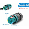 Miniatyrbillede 2 af 5: 2 stk. IP68 vandtæt kabelforbindelse Ø9mm-Ø12mm TÜV udendørs elektrisk forbindelsesmuffe 3-benet til have 2-vejs bund