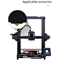 Miniatyrbillede 4 af 5: For 2 Hotend Sæt 24V 60W Patronvarmer Ekstruder Hoved Messing Dyse til 3D Printer 2 Neo/Max/Plus