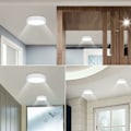 Miniatyrbilde 4 av 5: 2 stk LED Taklampe, 15W 6500K Kald Hvit, Moderne Taklampe Rund Taklampe, Flat Led Taklampe for Soverom, Stue, Spisestue