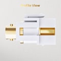 Miniatyrbillede 2 af 5: 10 stk. BNC Keystone-stik til BNC-kabler vægstik, BNC-indsats, F/F SDI Keystone-kabel-stikadapter med TV-stik