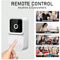 Miniatyrbillede 2 af 5: Smart Videodørklokke Trådløs Fjernbetjening Intercom HD Nattesyn WiFi Dørklokke Tyverisikring, To-vejs Samtale
