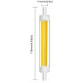 Miniatyrbillede 3 af 5: R7S 15W 118mm COB LED Pære Lineær Filament 360 Grader J118 Spotlight Lampe 1200LM Ækvivalent til 120W Halogen Pære Varmt Hvid (2700K-3000K) (Pakke med 2)