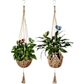 Miniatyrbild 2 av 5: Växthängare, Hängande Planter, Handgjorda Väggplanter för Inomhus och Utomhusbruk (Kruka Ingår Inte), 2-pack